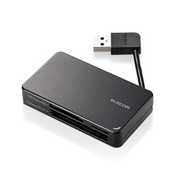 【百貨店SALEでP最大限度47倍】【3個書き割り】 エレコム USB3.0相応うメモリカードリーダー/有線テレビ納める型手合い MR3-K303BKX3