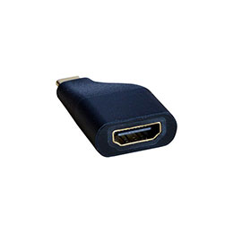 【クーポン配布中】【3個セット】 ミヨシ コンパクトType-C変換アダプタ HDMI ブラック USA-CHD2/BKX3