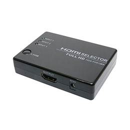 【クーポン配布中＆マラソン対象】【5個セット】 ミヨシ HDMIセレクタ FULLHD対応 3ポート HDS-FH01/BKX5
