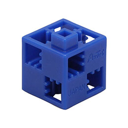 【マラソンでP最大49倍】【24P×10セット】 ARTEC Artecブロック 基本四角 青 ATC77738X10