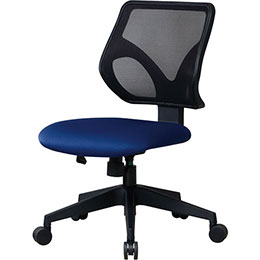 【尖んがり20倍】弘益 事務室女性議長 メッシュ張り LM1-BL インテリア・寝具・収納-オフィス家具