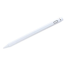 【マラソンでポイント最大47.5倍】ミヨシ iPad専用六角タッチペン ホワイト STP-A01/WH|インテリアの壱番館