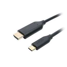 【ポイント20倍】ミヨシ Type-C to HDMIケーブル 1m ブラック USD-FH10/BK