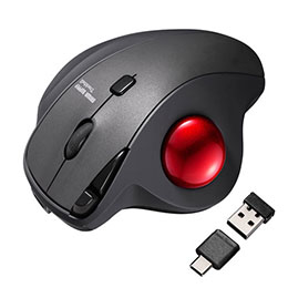 【引き換え証離れ離れ中】サンワサプライ 無線電話トラックボール(静音・5名取り草・おや指取り締まり手合い) MA-WTB185BK スマートフォン・携帯電話アクセサリー-ケース・カバー