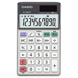 【ポイント20倍】カシオ計算機 グリーン購入法適合電卓 手帳タイプ 10桁表示 SL-930GT-N