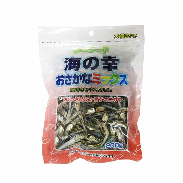 【百貨店SALEでP最大限度47倍】フジサワ 国産 犬猫用 海の幸おさかな雑ぜ合わせる 200g×10袋書き割り
