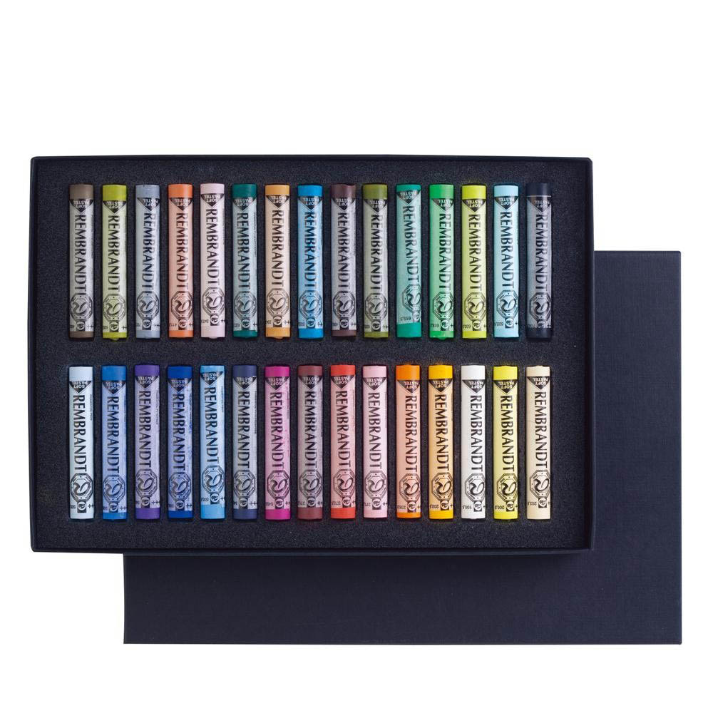 【クーポン配布中】REMBRANDT レンブラント ソフトパステル 30色セット 風景画用 T300C30L|インテリアの壱番館