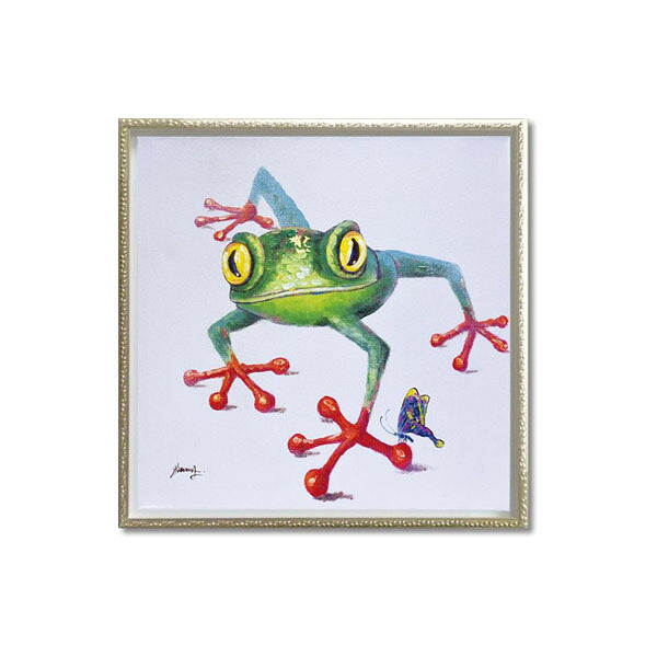 【マラソンでP最大49倍】ユーパワー OIL PAINT ART オイル ペイント アート 「クロール フロッグ」 Mサイズ OP-18002 26,064円