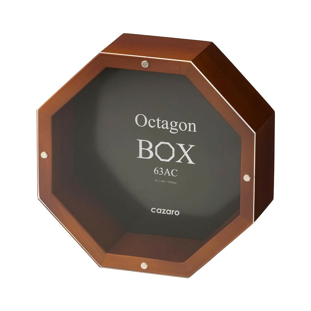 【尖んがり20倍】Cazaro オクタゴンBOX 63 AC 大 赤銅色 36B004B0204 インテリア小物・置物-その他