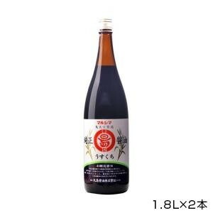 【マラソンでP最大49倍】丸島醤油　純正醤油　淡口　1.8L×2本　1205