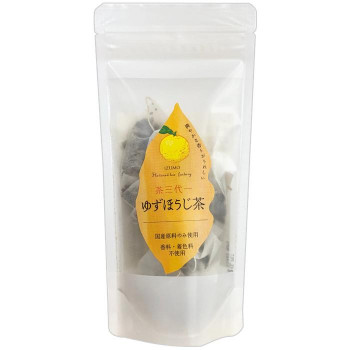 【クーポン配布中】ゆずほうじ茶　ティーバッグ(3g×8個入)×10セット
