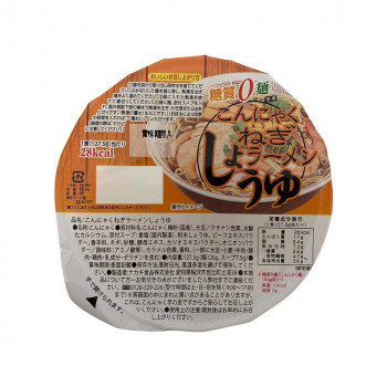 【百貨店SALEでP最大限度47倍】ナカキ食料雑貨類 優勝杯こんにゃくラーメンつづき物 蒟蒻ねぎラーメンしょうゆ 12個書き割り×2容れもの