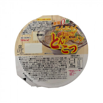 【百貨店SALEでP最大限度47倍】ナカキ食料雑貨類 優勝杯こんにゃくラーメンつづき物 蒟蒻ラーメンとんこつ 12個書き割り×2容れもの