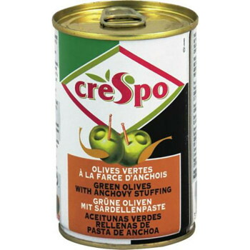 【マラソンでP最大49倍】クレスポ　スタッフドオリーブ アンチョビ　120g　12セット　072005