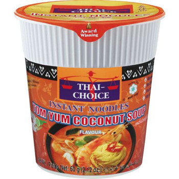 【マラソンでP最大49倍】タイチョイス　トムヤムココナッツヌードル　60g　12セット　073052