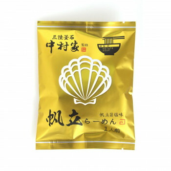 【マラソンでポイント最大47.5倍】小山製麺 中村家監修 帆立らーめん1人前 10袋入 1140g(114g&times;10セット)｜インテリアの壱番館