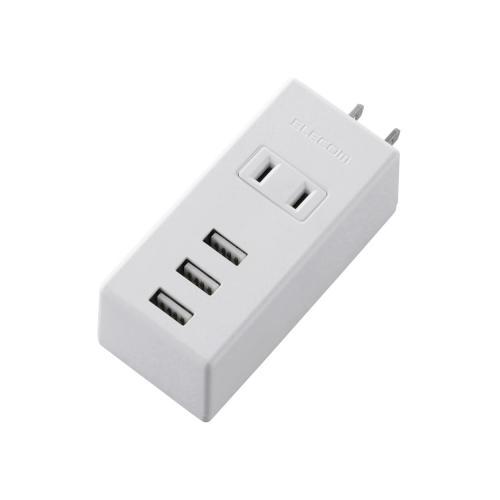【百貨店SALEでP最大限度47倍】エレコム 可動性USB水道栓(縦方角) MOT-U05-2132WH