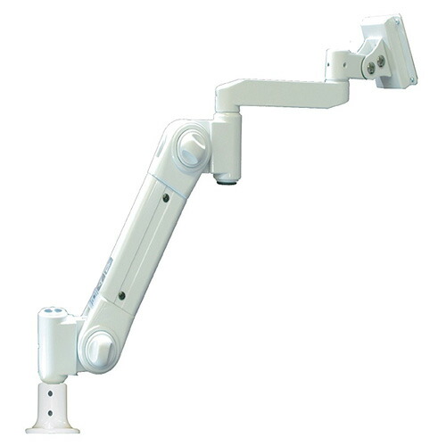 フランジ付グロメット固定 ライブクリエータ アイボリー スイング式スタンダードアーム 中荷重 ARM2-11AG2