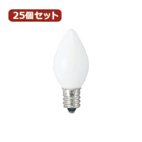 【尖んがり20倍】YAZAWA 25個仕掛ける 置き目ソク球10W白いこと C301210WX25