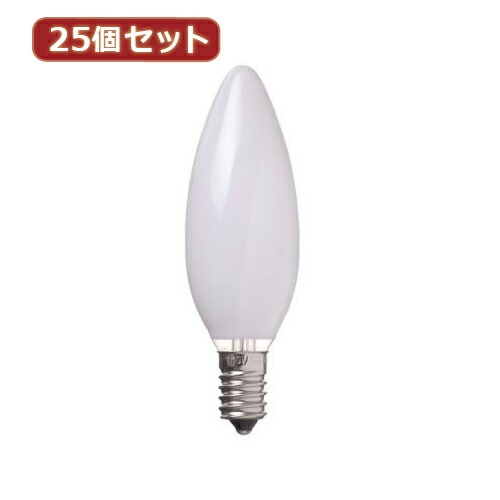 【クーポン券別れ別れ中＆百貨店SALE客体】YAZAWA 25個仕掛ける シャンデリヤ球10W白いこと口金E14 C321410WX25