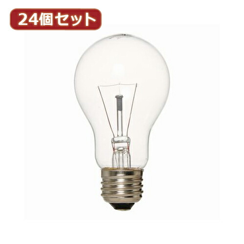【ポイント20倍】YAZAWA 24個セット 長寿命クリア40W形 L100V40WCLX24