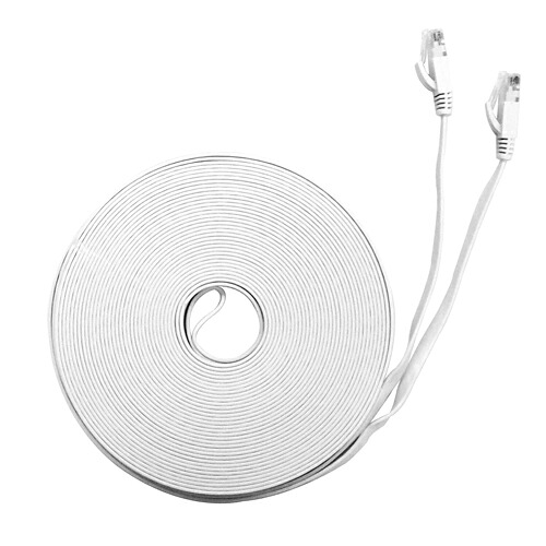 【ポイント20倍】LANケーブル フラット CAT6 20m 白 AS-CAPC041