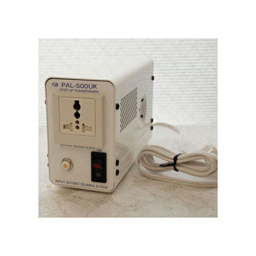 【ポイント20倍】スワロー電機 受注生産のため納期約2週間アップトランス　100V→240V　500W PAL-500UK