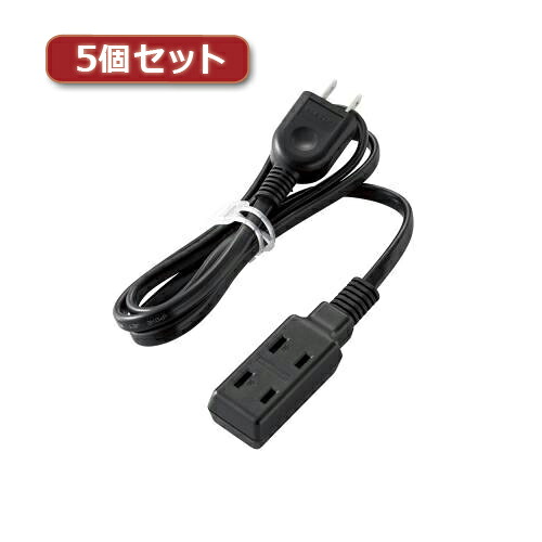 【ポイント20倍】5個セットエレコム モバイル電源タップ T-M310BK T-M310BKX5