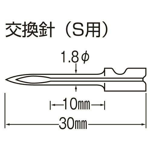 【引き換え証離れ離れ中】（まとめ） 値札かかわり合い属具  バノック 値札付け紙打っ付け器  N-1 4994415000211 ●致しかた：Ｓ用針 判定基準いの一番用（衣料繊維用） 1個【×3仕掛ける】 その他-プレゼンテーション用品-文房具・事務用品