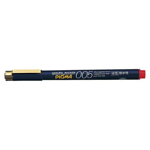 【尖んがり20倍】（まとめ） 水溶性サインペン 桜クレパス ピグマ 赤 ESDK005#19 4901881812965  1本【×80仕掛ける】