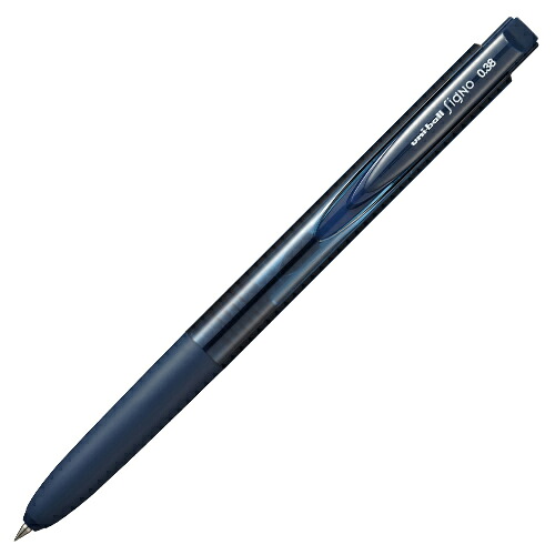 【マラソンでポイント最大47.5倍】(まとめ) ゲル(ジェル)インクボールペン 三菱鉛筆 ユニボール シグノ ノック式 RT1 ブルーブラック UMN15538.64 4902778142677 1本【×100セット】|インテリアの壱番館