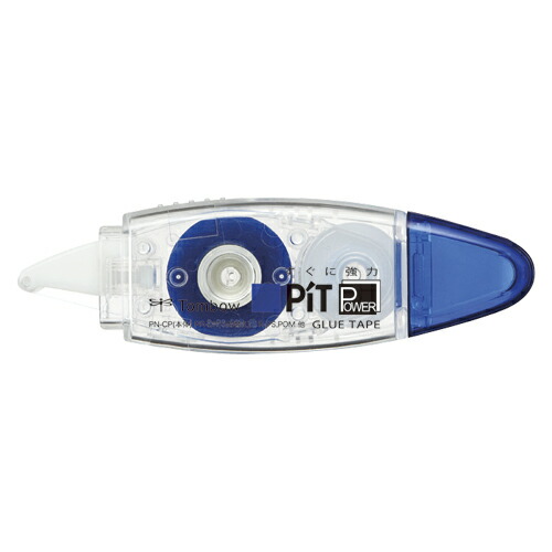 【ポイント20倍】（まとめ） テープのり トンボ鉛筆 ピットテープ ピットパワーＣ 幅８．４ｍｍ×長７ｍ  PN-CP 4901991653915 ●仕様：本体 1個【×40セット】