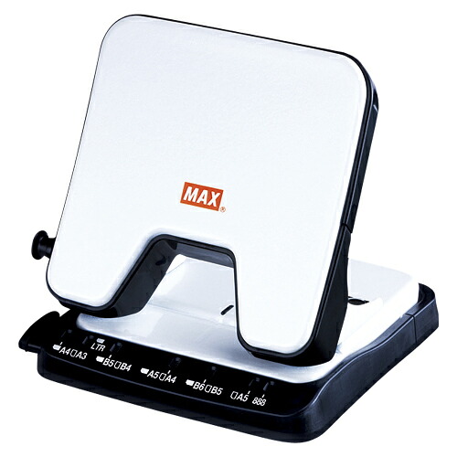 【マラソンでポイント最大47.5倍】（まとめ） パンチ（２穴） マックス 軽あけパンチ　スクーバ ホワイト DP90134 4902870785895 ●穿孔能力：約３５枚 1個【&times;5セット】｜インテリアの壱番館 19,200円
