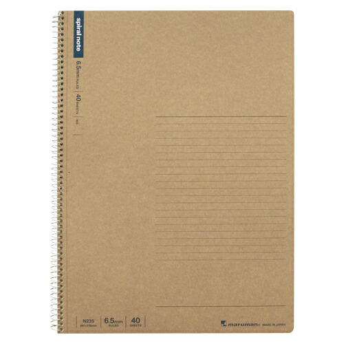 【ポイント20倍】（まとめ） ノート マルマン スパイラルノート  N235 4979093235407 ●中紙枚数：４０枚 1冊【×40セット】