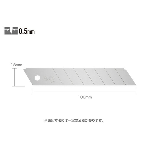 【クーポン券別れ別れ中＆百貨店SALE客体】（まとめ） 截断機 オルファ オルファカッター替刃（大）  LBL10K 4901165300645 ●其れ相応品番：１６３Ｂ 1個【×40仕掛ける】