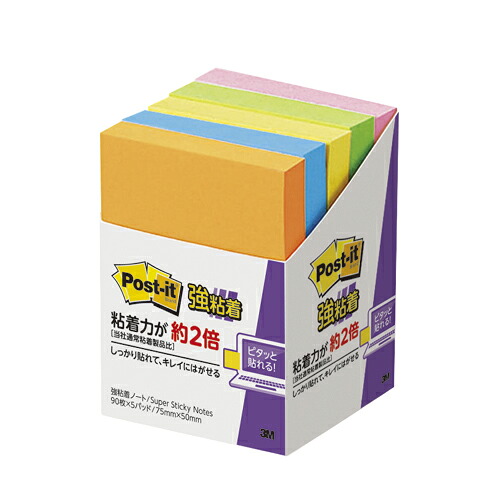 【尖んがり20倍】（まとめ） ふせん スリーエム 郵便うけ・イット［Ｒ］ 生産品 ５個入 ネオン色合い 656-5SSAN 4549395526178 ●５個入 1個【×10仕掛ける】 付箋紙-ノート・メモ帳-手帳・ノート・紙製品