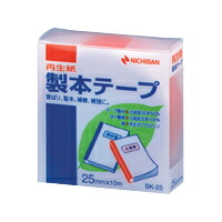 【クーポン配布中】（まとめ） 製本テープ ニチバン 製本テープ〈再生紙〉 赤 BK-251 4987167013080  1個【×20セット】