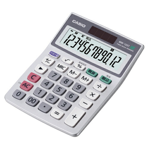 【引き換え証離れ離れ中＆百貨店SALE客体】（まとめ） 計算器 カシオ 緑であること買いもとめる其れ相応計算器  MW-12GT-N 4971850183761  1個【×10仕掛ける】