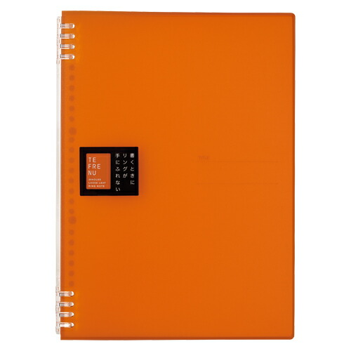 【ポイント20倍】（まとめ） ノート キングジム リングノート テフレーヌ オレンジ 9856TTEｵﾚ 4971660043149  1冊【×20セット】