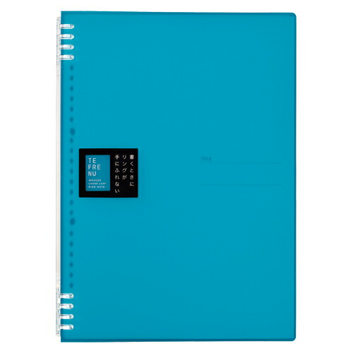【ポイント20倍】（まとめ） ノート キングジム リングノート テフレーヌ 水色 9856TTEﾐｽ 4971660043170  1冊【×20セット】