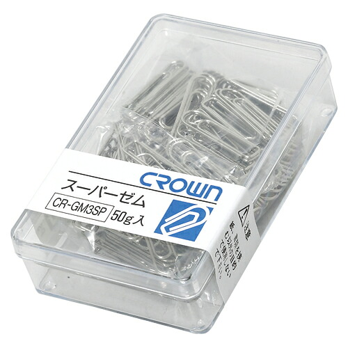 【引き換え証離れ離れ中】（まとめ） ゼムクリップ ジャケット冠 スーパーゼム  CR-GM3SP-SL 4953349056695 ●標準尺度：小 1個【×80仕掛ける】