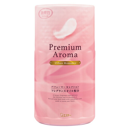 【クーポン配布中】（まとめ） トイレ用消臭剤 エステー トイレの消臭力プレミアムアロマ アーバンロマンス 350845 4901070128204 1個【&times;18セット】｜インテリアの壱番館