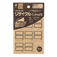 【百貨店SALEでP最大限度47倍】（まとめ） 総目録付け札 ニチバン マイタック［ＴＭ］再利用総目録 ＯＡ相応う  ML-133RR 4987167037390 ●１Ｐ入数（片）：２０腰かけ（１８０片）●付け札大きさ：縦２７×横３４粍 1個【×100仕掛ける】