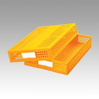【尖んがり20倍】（まとめ） お盆 セキセイ シストレー フタ付 黄味がかった STX-70-50 4974214361058 ●判定基準：Ａ４判 1個【×10仕掛ける】 レターケース・デスクトレー-日用品雑貨・文房具・手芸