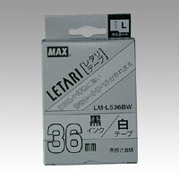 【引き換え証離れ離れ中】（まとめ） ビーポップ属具 マックス ビーポップ ミニ（ＰＭ－３６、３６Ｎ、３６Ｈ、３６００、２４、２４００、２４００Ｎ）・レタリ（ＬＭ－１０００、ＬＭ－２０００）似ている摩り切る品  LX90601 4902870668617 ●３６粍幅 1個【×5仕掛ける】 パソコン・周辺機器-ラベルライター用テープ・リフィル