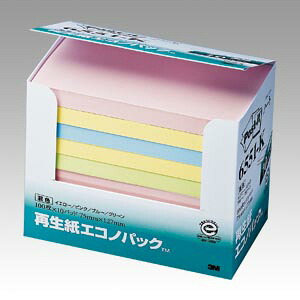 【クーポン配布中】（まとめ） ふせん スリーエム ポスト・イット［Ｒ］ 製品 エコノパック［ＴＭ］製品シリーズ 紺色 6551-K 4547452939459 ●エコノパック 1箱【×3セット】