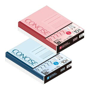 【ポイント20倍】（まとめ） ノート キョクトウ・アソシエイツ コンサイス１０冊束ノート  SNC3A10S 4901470006317 ●罫種類：Ａ罫（７ｍｍ罫×３０行） 1束【×20セット】
