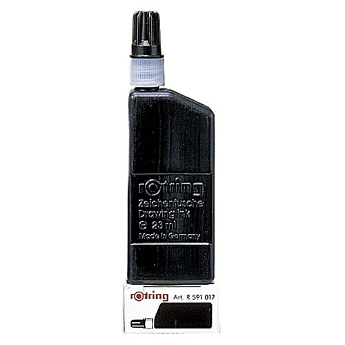 【クーポン配布中】（まとめ） 製図用インク ロットリング 製図用注入式インク ブラック S0194660 (591-017) 4006856591170 1個【&times;20セット】｜インテリアの壱番館