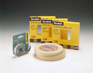 【マラソンでポイント最大47.5倍】（まとめ） 製図用品 スリーエム スコッチ［Ｒ］　ドラフティングテープ　製図用テープ 230-3-12 4901690005848 ●テープ寸法：幅１２ｍｍ&times;長３０ｍ 1個【&times;10セット】｜インテリアの壱番館
