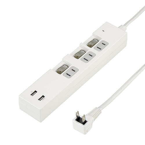 【クーポン券別れ別れ中】5個仕掛ける YAZAWA 個別取り替えっこ付3AC2USB3.4A2m白いこと Y02KS532WH2UX5